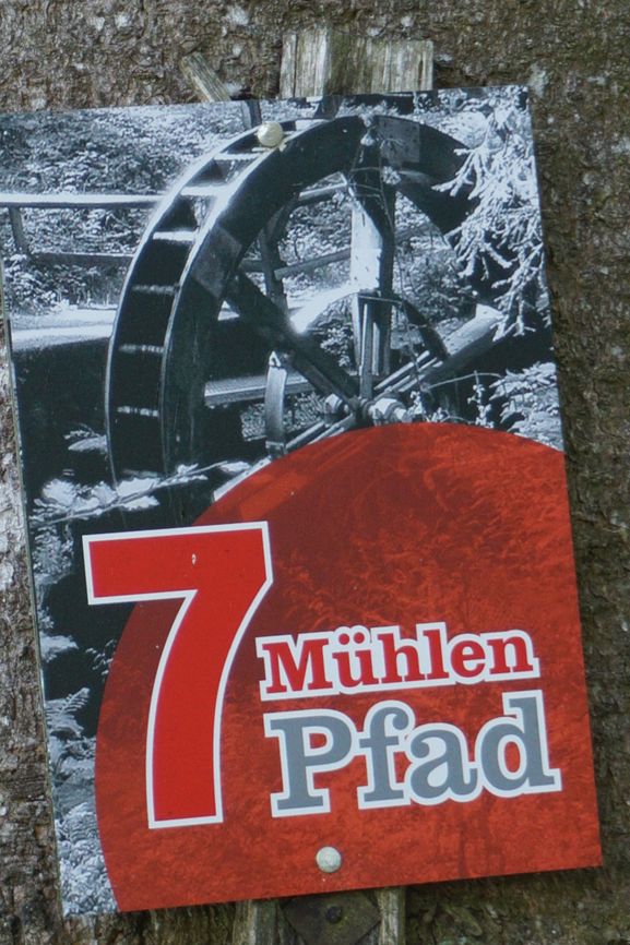Wegweiser 7-Mühlen-Pfad